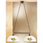 Luster NONNA, Altmessing, Vino Glatter Rand