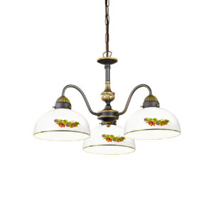 Luster NONNA, Altmessing, Fragolino Glatter Rand