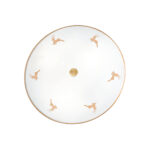 Deckenleuchte NONNA, Altmessing, Hirsch Gold D 42 cm