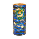 Vase AQUA BLAU Dm 13cm  H 30 cm