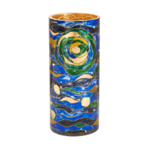 Vase AQUA BLAU Dm 13cm  H 30 cm