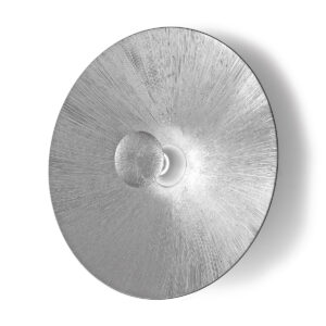 Wandleuchte MOON, Weiß, Sun Silber